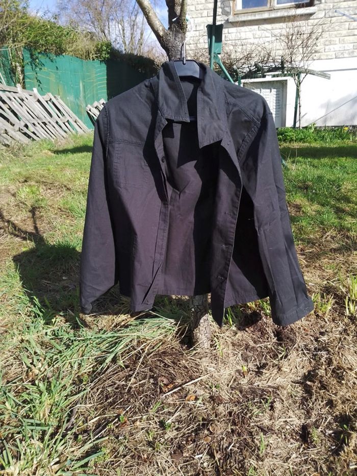 Chemise manches longues grise foncé ado - photo numéro 11