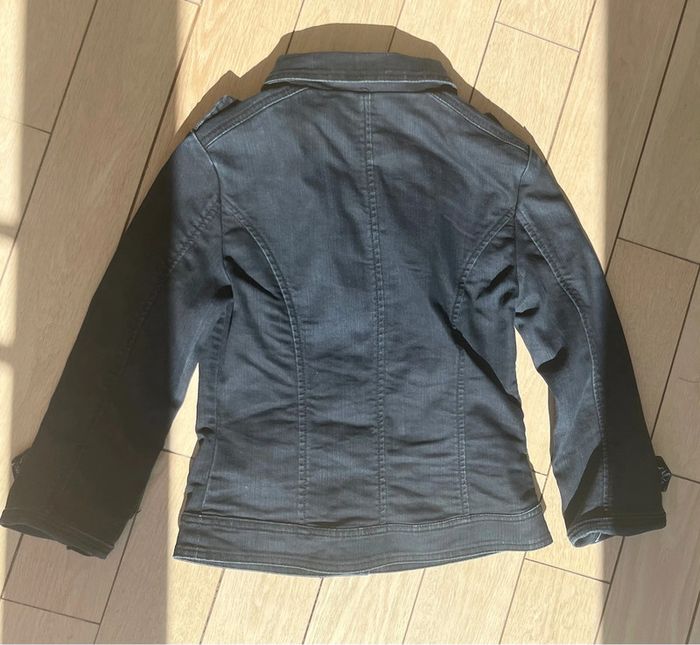 Veste près du corps cintrée asymétrique vintage - photo numéro 12