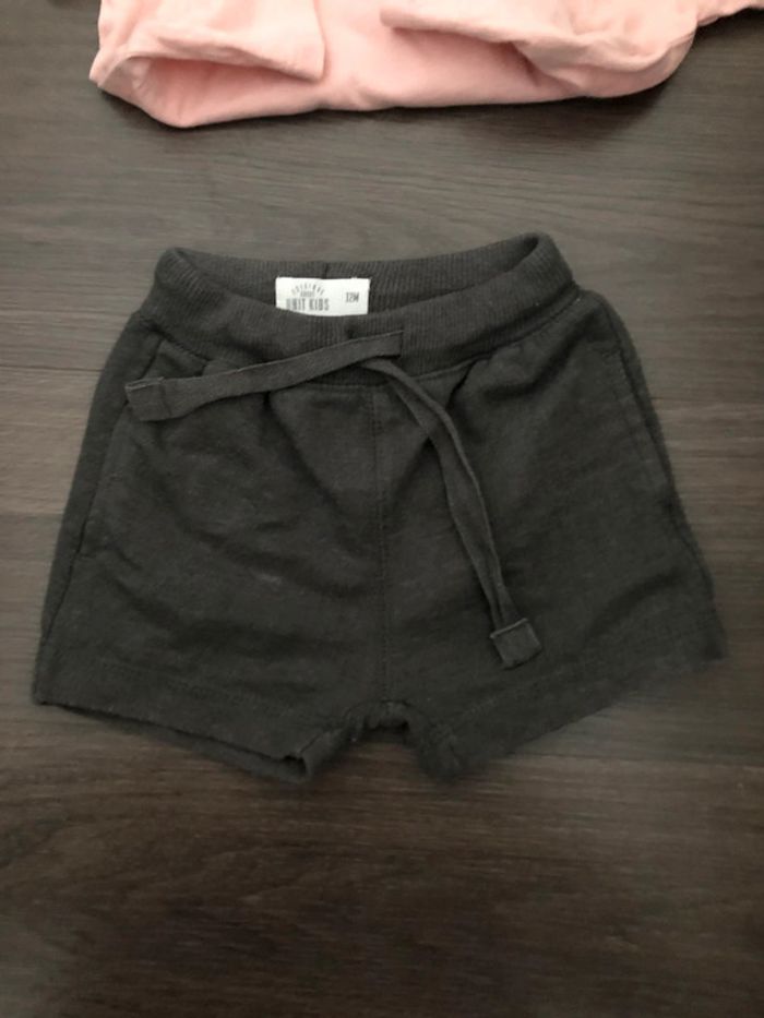Ensemble été mixte Unit Baby rose et gris 12 mois - photo numéro 5