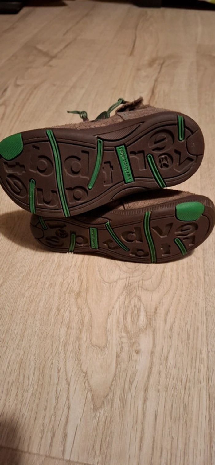 Bottines fourrées T23 TBE Vert Baudet - photo numéro 8