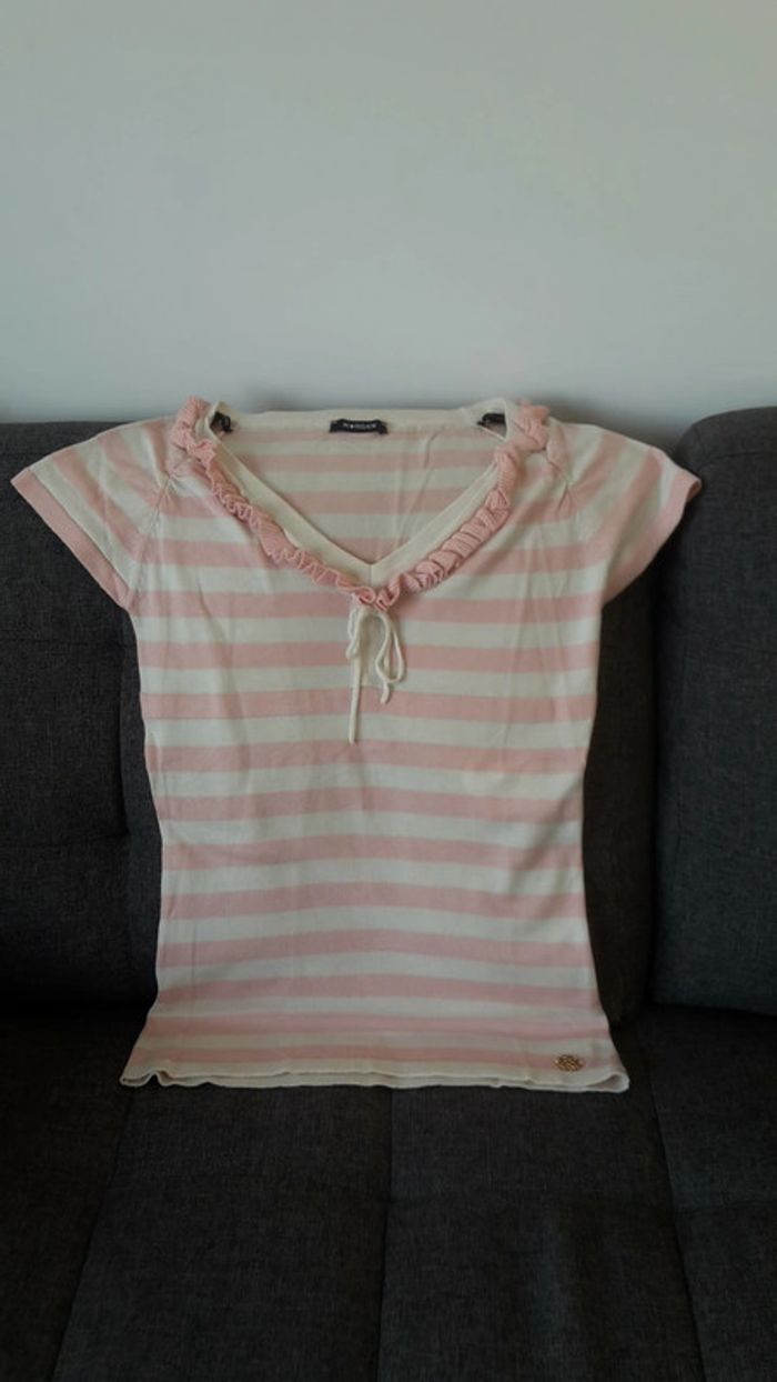 Pull manche courte