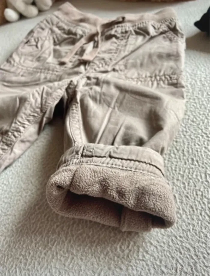 Lot 2 pantalons - bébé - hiver - 6 mois - photo numéro 6