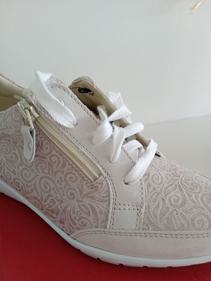 Baskets sneakers cuir confort neuves - photo numéro 4