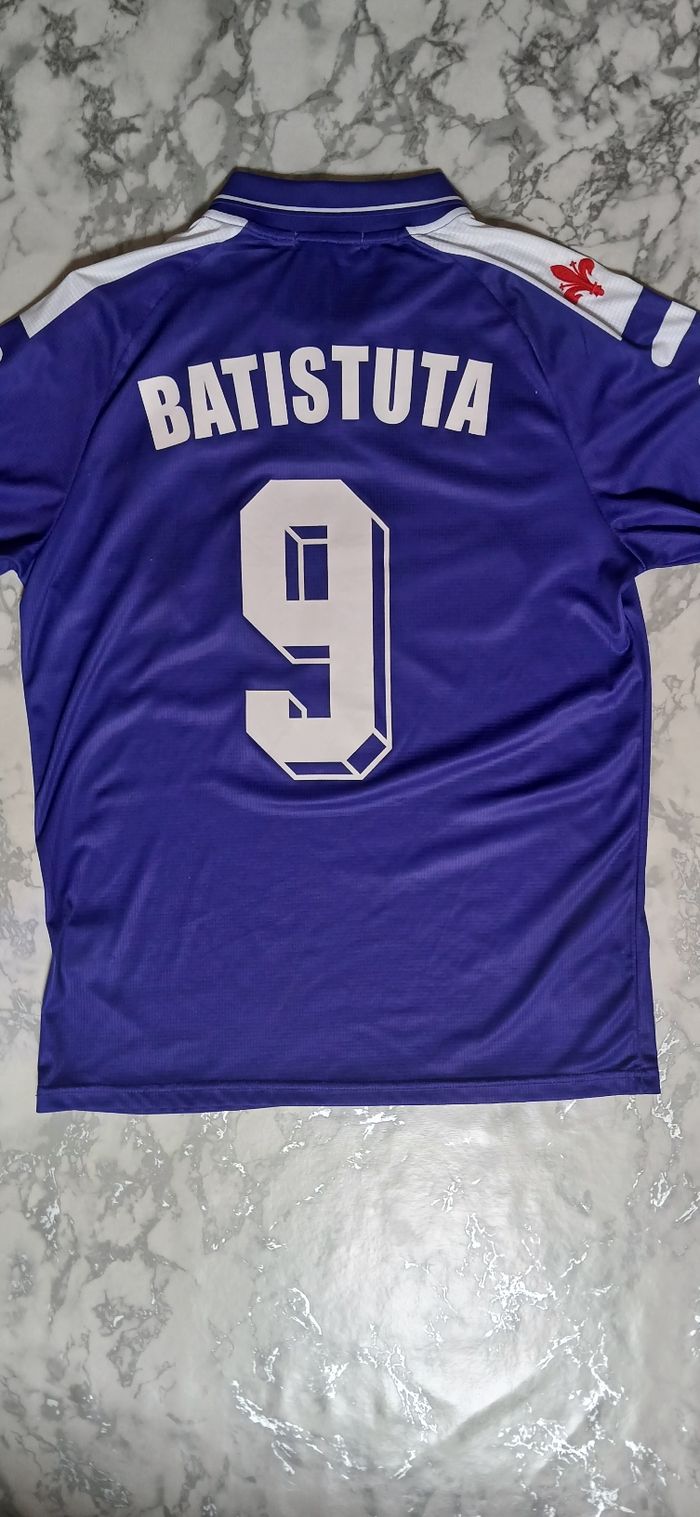 Maillot Fiorentina 1998 floquer batistuta 9 Nintendo taille M - photo numéro 8