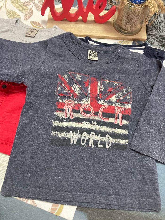 4 tshirts manches longues - 18 mois - photo numéro 4