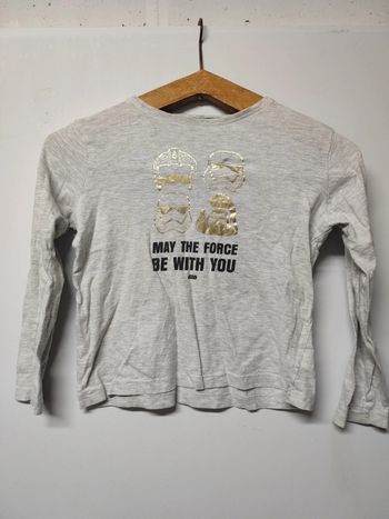 T-shirt enfant - Star Wars gris-doré