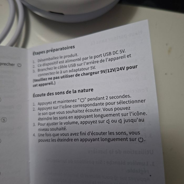 Machine veilleuse a Bruit Blanc Bebe - photo numéro 3