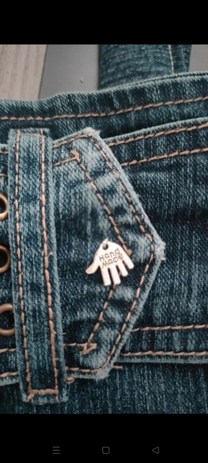 Attention bien lire l'annonce. Prix libre Création Sac en jean fait main - photo numéro 3