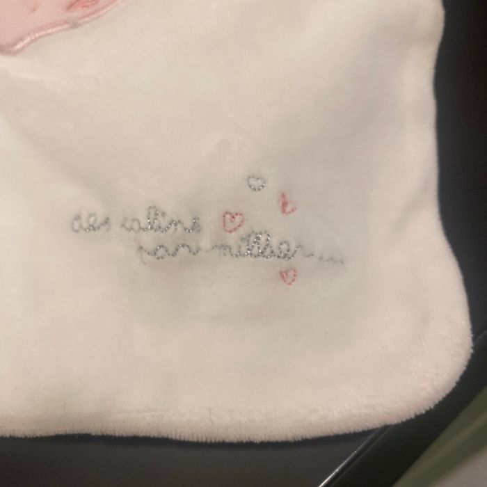 Doudou plat de secours tête ourson - photo numéro 2