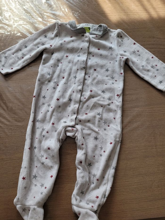 Lot de pyjamas velours fille 18 mois - photo numéro 5