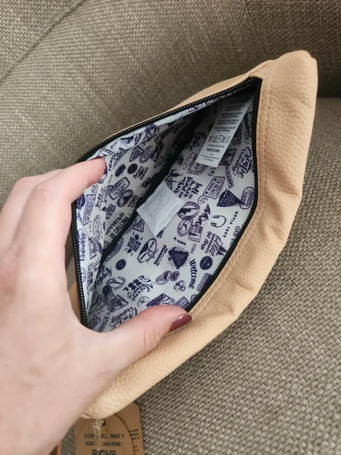 Pochette Cabaïa beige neuve avec étiquette - photo numéro 9