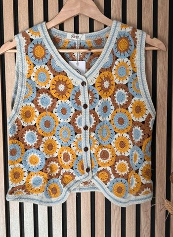 Top en crochet tendance