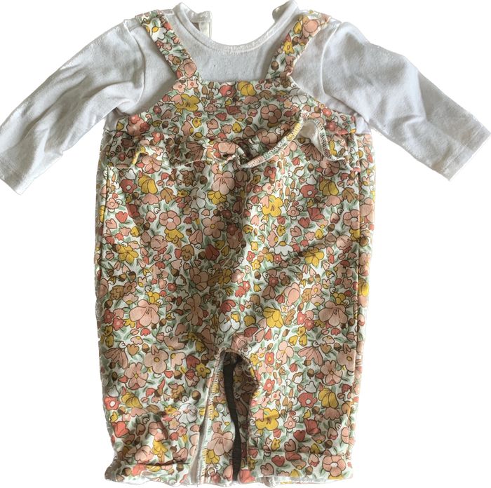 Combinaison fille fleur