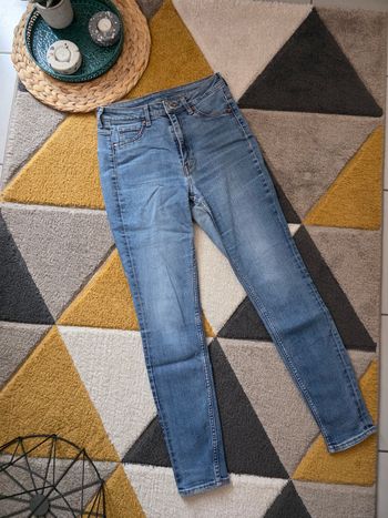 Jean taille haute bleu h&m taille 36