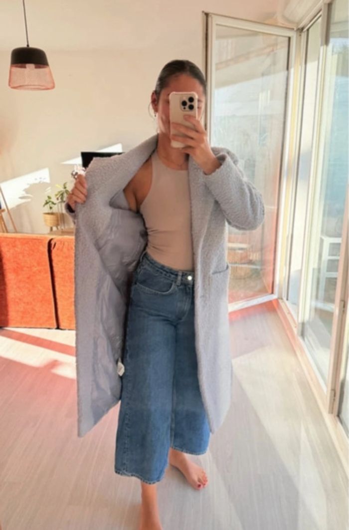 Manteau long bouclettes - photo numéro 2