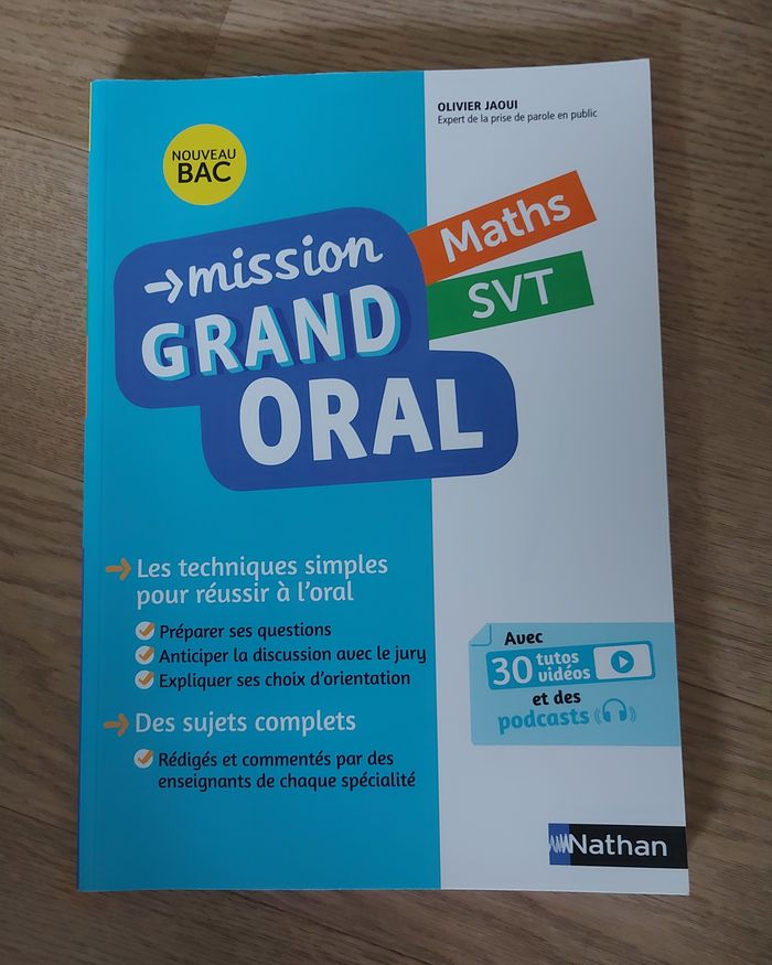 Mission Grand Oral - Maths & SVT