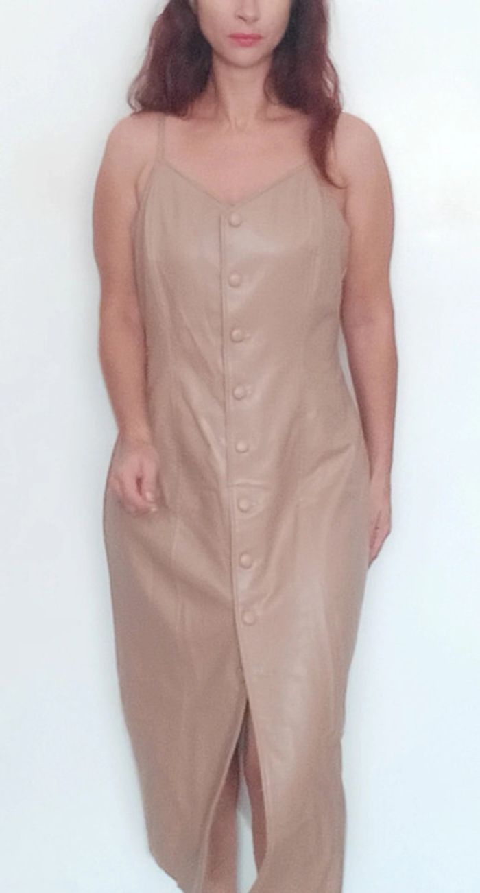 Robe sexychic a bouton similicuir 42/44 - photo numéro 2