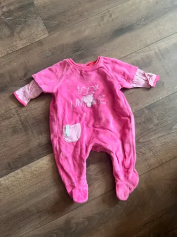 Pyjama rose Tissaia 3 mois