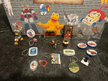 Lot porte-clefs vintage