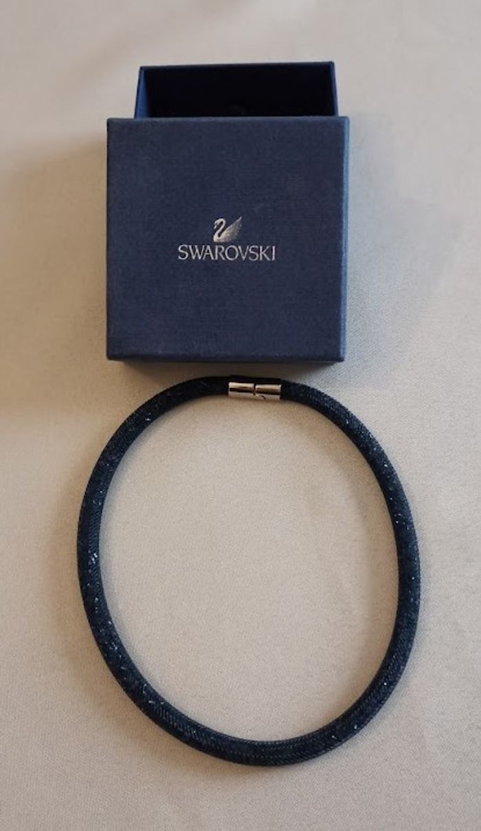 Magnifique et Chic Bijou Swarovski 2-en-1 ! Bracelet et collier ras du cou - photo numéro 3