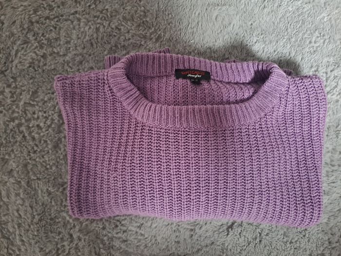 Pull  jennyfer taille M couleur lilas bon état - photo numéro 6