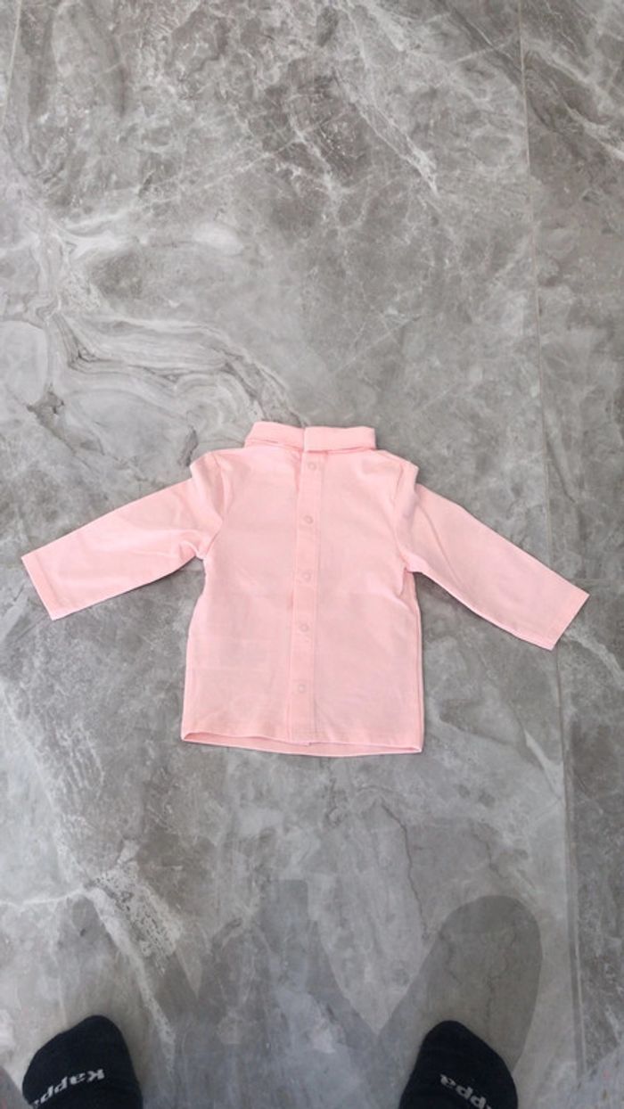 Sous-pull bébé fille kiabi 6 mois - photo numéro 4