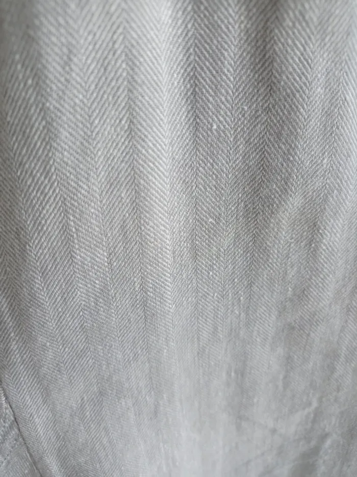 Robe chinée gris taupe blanc se porte avec bretelles ou sans en bustier T.34 EDC - photo numéro 11
