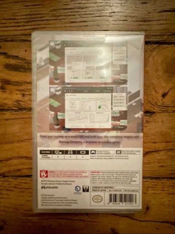 Startup Company Console Edition Jeu Nintendo Switch NEUF sous blister - photo numéro 2