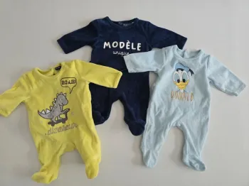 Lot de 3 pyjama naissance