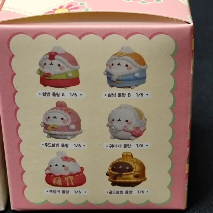 Lot de 5 Blind Box Molang de Corée du Sud - photo numéro 17
