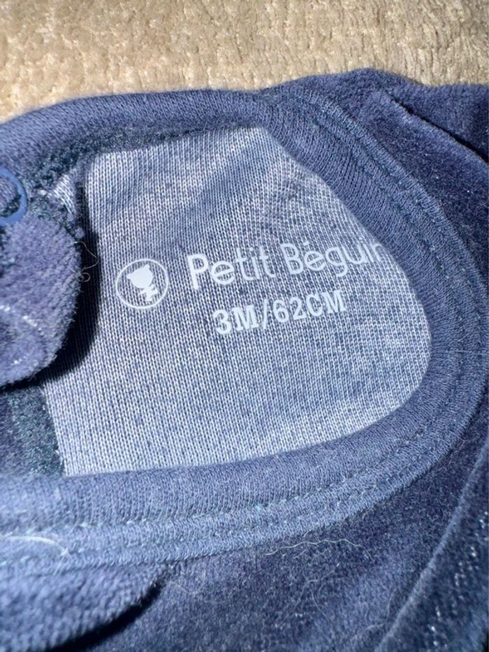 Pyjama bleu marine - photo numéro 2