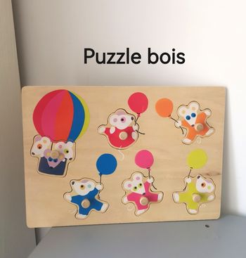 Puzzle bois souris