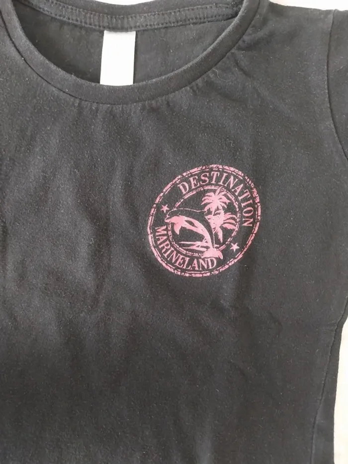 Tee-shirt manche courte fille 4 ans Marineland - photo numéro 4