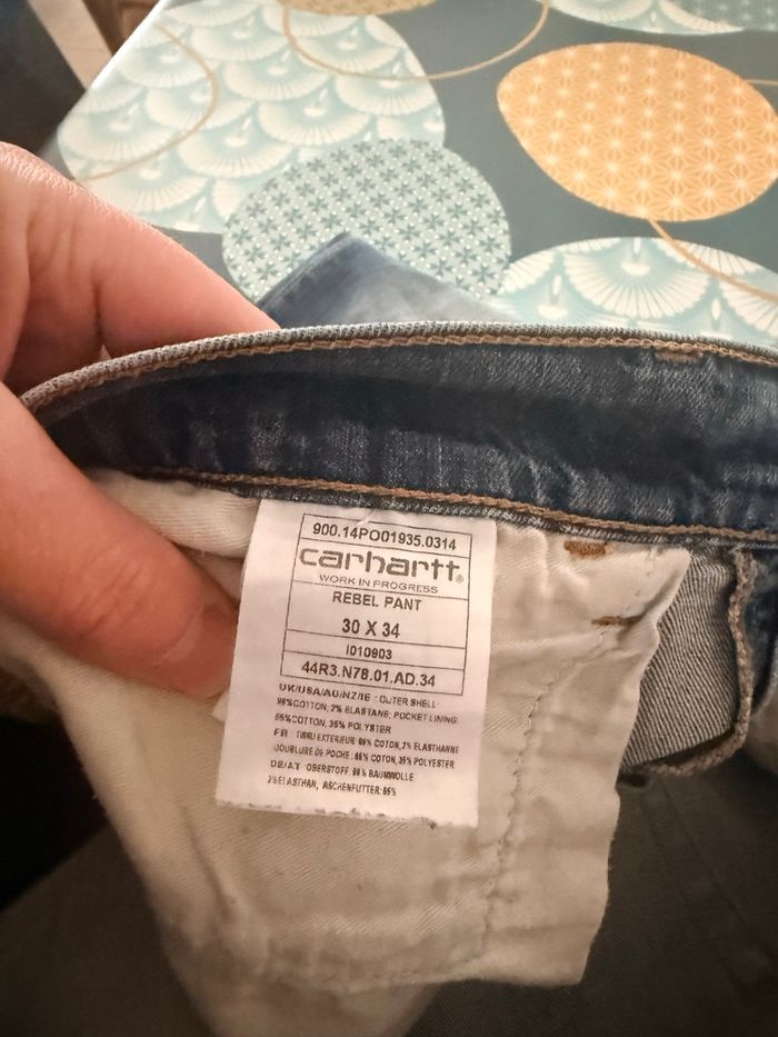 Jeans carhartt - photo numéro 6