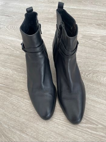 Bottines en cuir