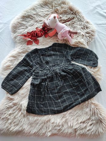 Robe hiver noir Kiabi 12 mois