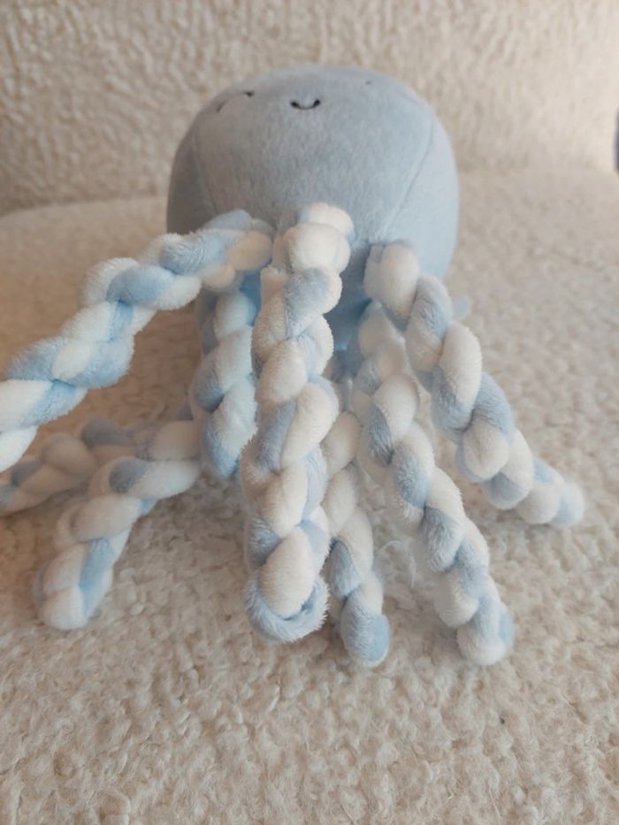 Interbaby - pieuvre bleu et blanche - photo numéro 4