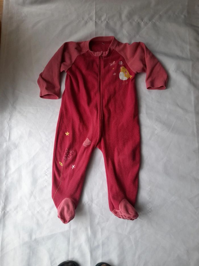 Pyjama une pièce fermeture sur le devant