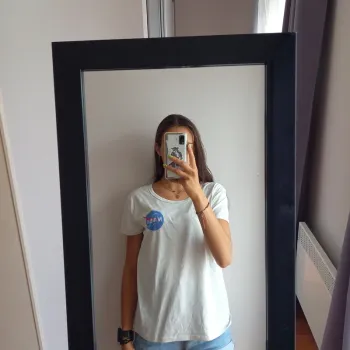 Tee-shirt manches courtes nasa blanc