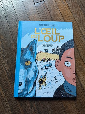 Livre bd l’œil et le loup valeur 19,90 euros