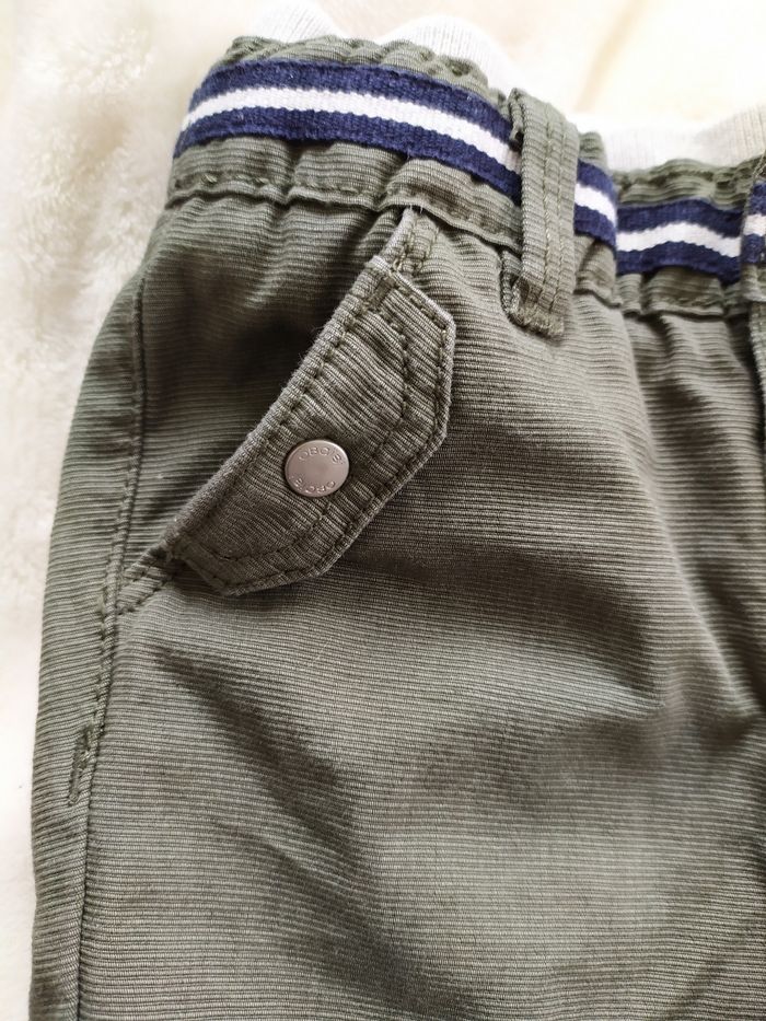Pantalon kaki obaïbi 6 mois - photo numéro 3