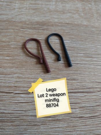 Lego lot 2 weapon minifig 88704