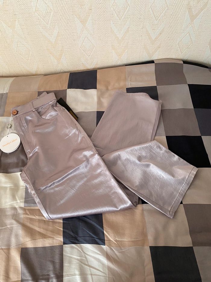 Superbe beau pantalon satiné See By Chloé neuf avec étiquette - photo numéro 17
