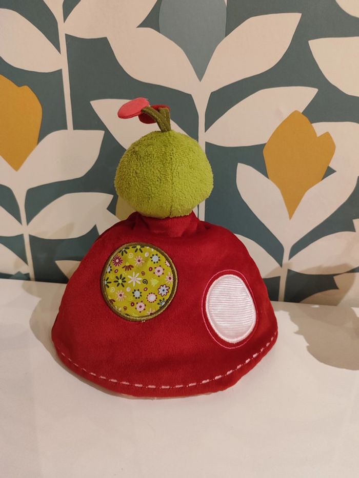 Doudou réversible Liz la coccinelle fée rose Lilliputiens - photo numéro 4