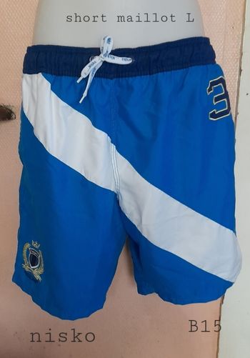 Short maillot taille L