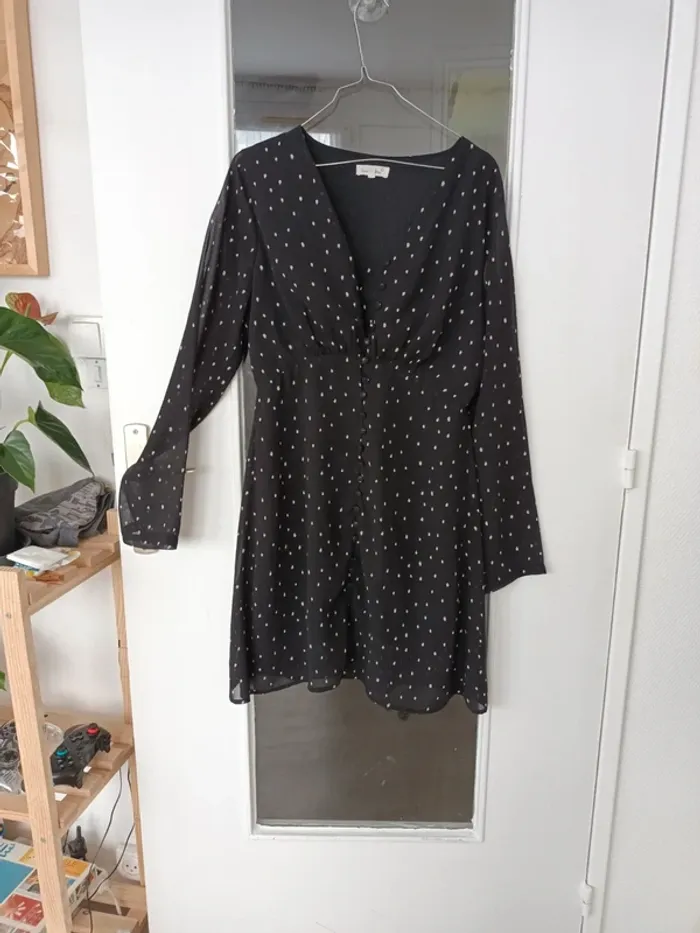 Robe voile à bouton - photo numéro 2