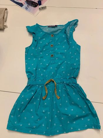 Robe turquoise
