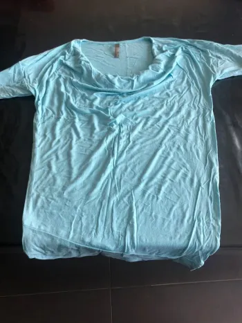 Teeshirt bleu grossesse M