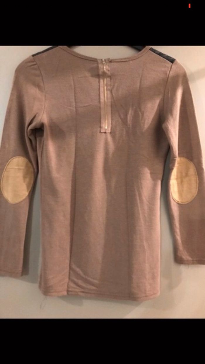 Petit pull taupe - photo numéro 3
