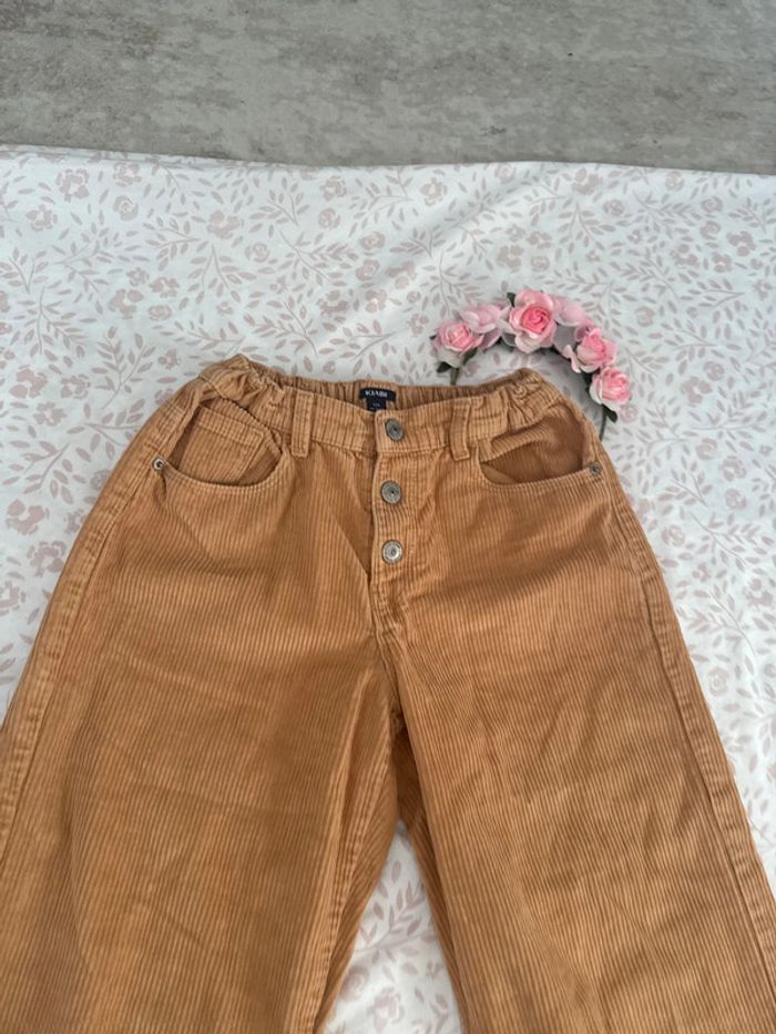 Pantalon velours côtelé camel – 12 ans – Kiabi - photo numéro 2